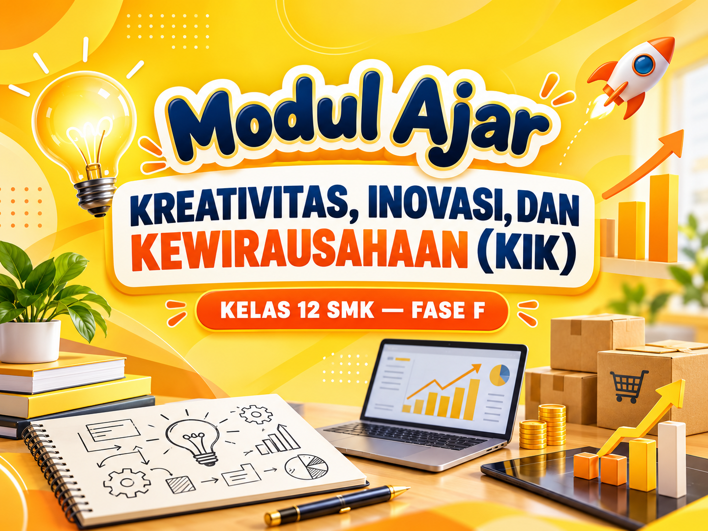 Modul Ajar Kreativitas, Inovasi, dan Kewirausahaan (KIK) Kelas 12 SMK