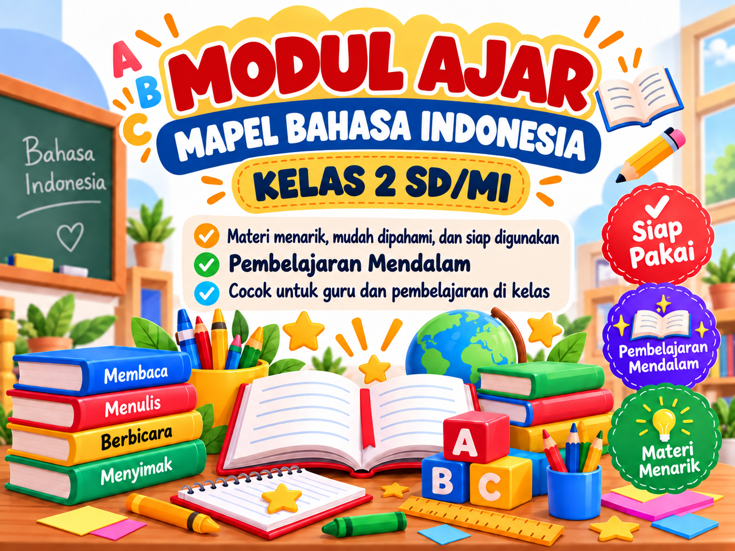 Modul Ajar Bahasa Indonesia Kelas 1 SD